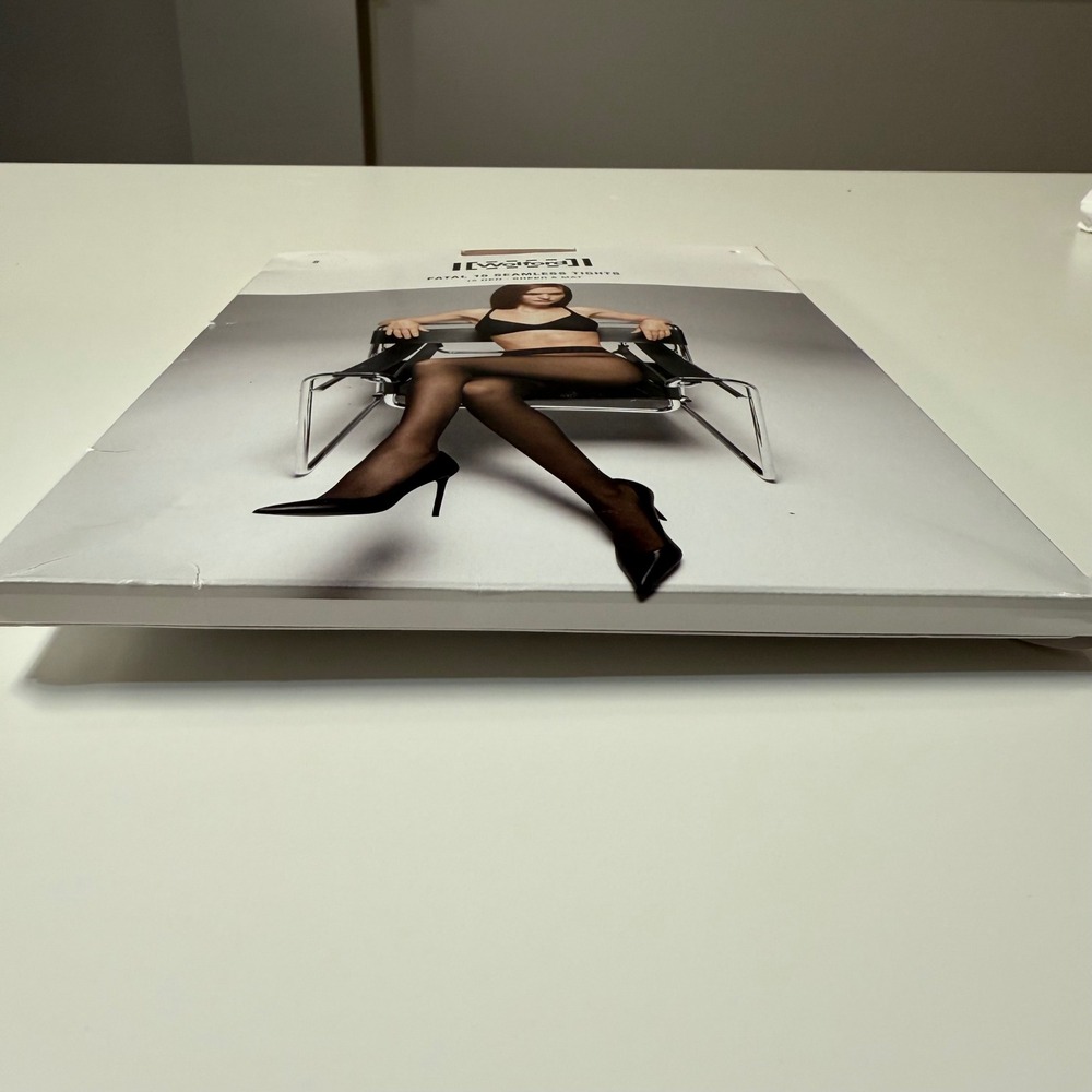 Wolford Fatal 15 Seamless Tights Women Small Gobi Tan Sheer Mat 18076 New - Picture 2 of 12